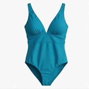 Blue One Piece Swimsuit